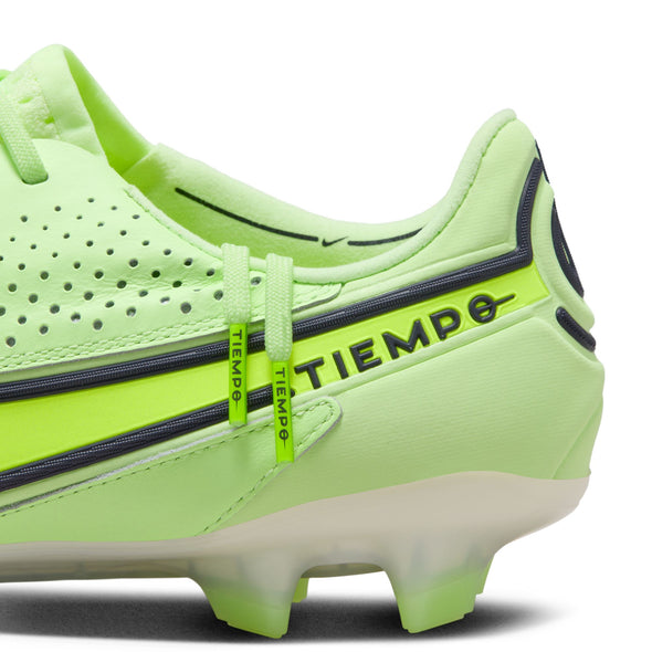 Nike Tiempo Legend 9 Elite FG Firm Ground Soccer Cleat - Yellow/White/Dark Grey