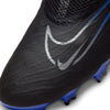 Nike Phantom GX Pro Dynamic Fit FG Firm Ground Soccer Cleats - Black/Chrome/Hyper Royal