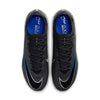 Nike Air Zoom Mercurial Vapor 15 Elite FG Soccer Cleat - Black/Chrome/HyperRoyal
