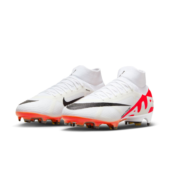 Nike Air Zoom Mercurial Superfly 9 Pro FG Firm Ground Soccer Cleat - Bright Crimson/White/Black