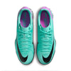 Nike Air Zoom Mercurial Vapor 15 Academy TF Turf Soccer Shoe - Hyper Turquoise/Fuchsia Dream/Black/White