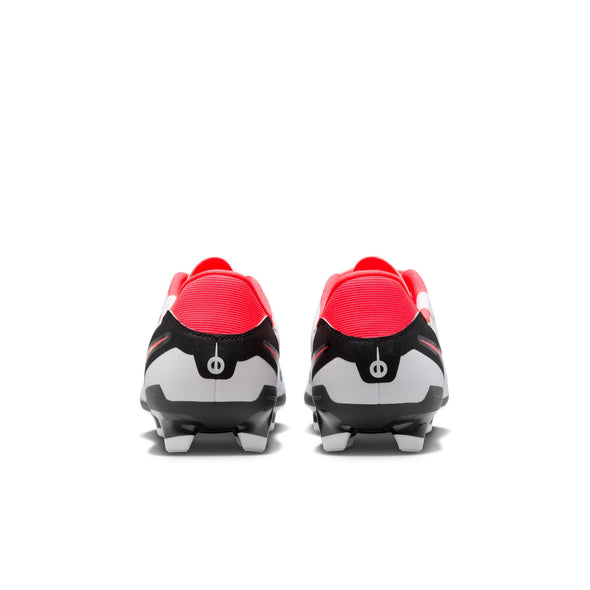 Nike Tiempo Legend 10 Academy FG/MG Soccer Cleat - White/Black/Bright Crimson