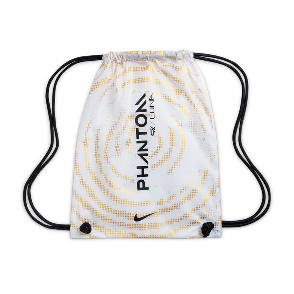 Nike Phantom GX 2 Elite FG Firm Ground Soccer Cleat - White/Black/Metallic Gold