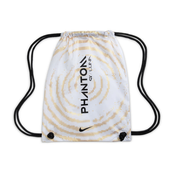 Nike Phantom Luna II Elite FG Firm Ground Soccer Cleat - White/Black/Metallic Gold Coin