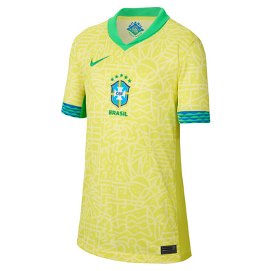 Big Kids' Nike Dri-FIT Soccer Brazil 2024 Replica Home Jersey