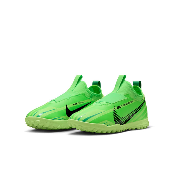 Nike Junior Zoom Mercurial Vapor 15 Dream Speed Academy TF Turf Soccer Cleats - Green Strike/Black/Stadium Green