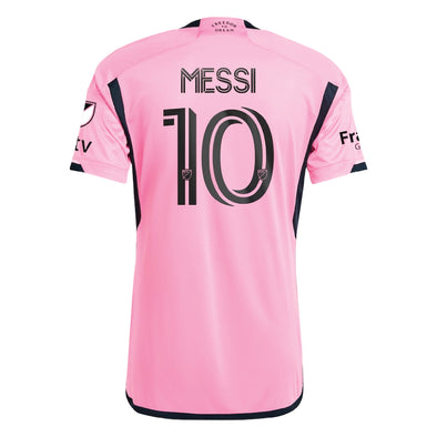 Men's Authentic Adidas Messi Inter Miami Home Jersey 2024