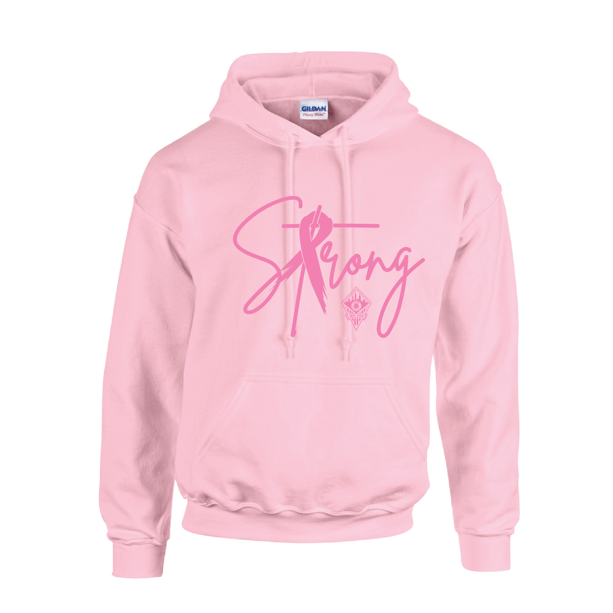 FA Euro New York FAN Awareness Strong Hoodie Pink Soccer Zone USA