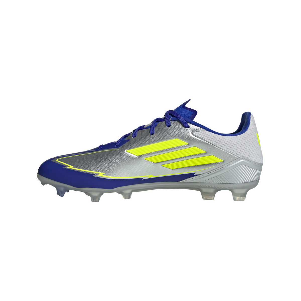 Adidas F50 League Mens Size 11 Silver Blue Neon Yellow Football Cleats FG IH0918 adidas F50 League Messi FG Firm Ground Soccer Cleats- Silver  main image 4