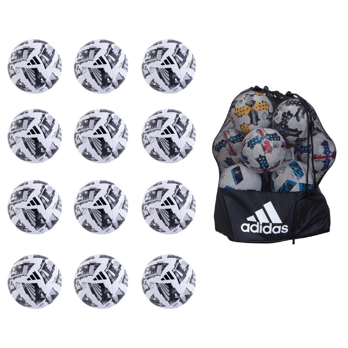 adidas MLS League NFHS Soccer Ball 2024 12 BALL PACK IP1622 Soccer