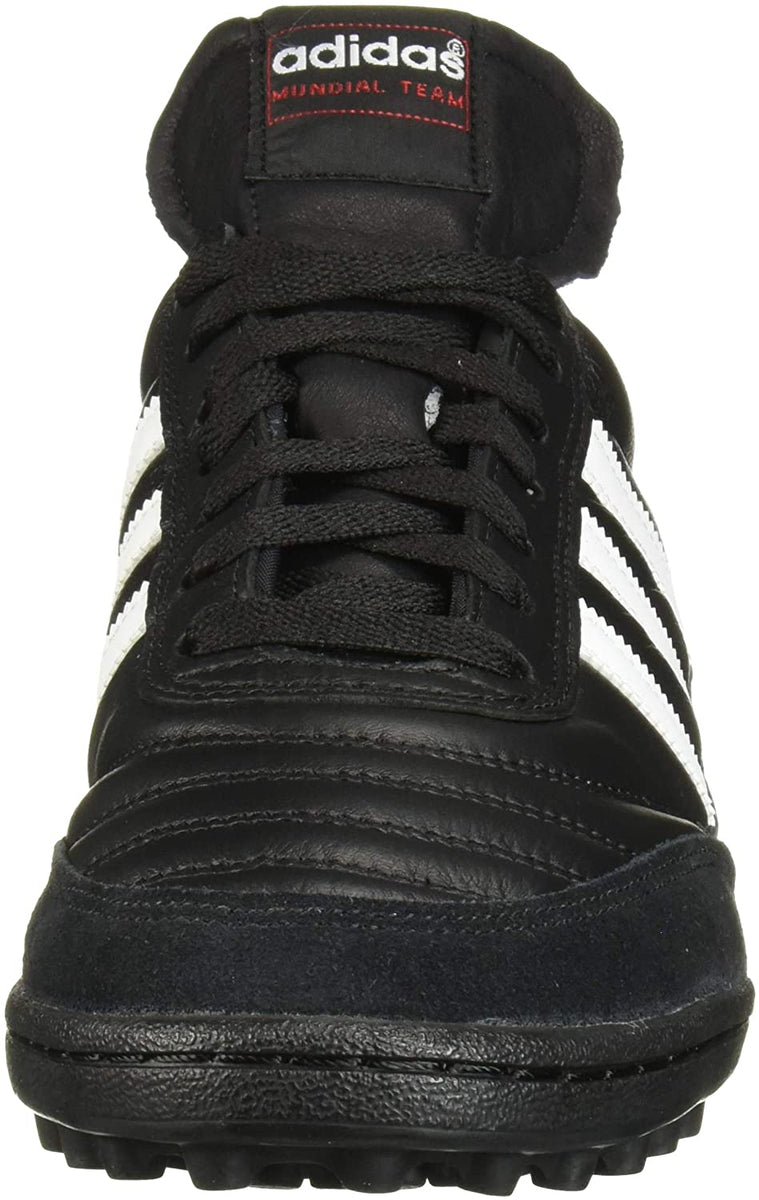 TSF Academy Coach Adidas Mundial Team TF Turf Soccer Shoe- Black/White Soccer Zone USA TSF Academy Coach Adidas Mundial Team TF Turf Soccer Shoe- Black/White Soccer Zone USA