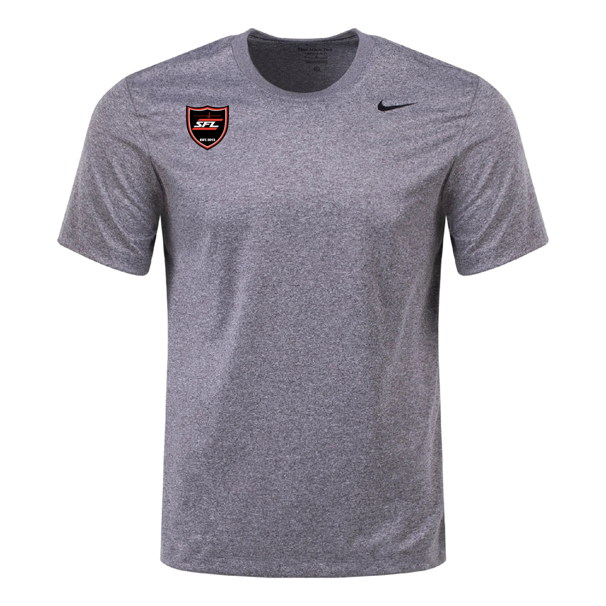 SFL Nike Legend SS Badge Shirt Grey Soccer Zone USA