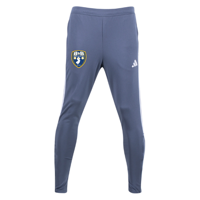 B & B United Soccer Club FAN adidas Tiro 23 League Training Pant Grey