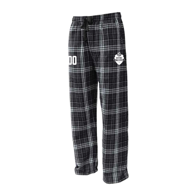 Wood Ridge Flannel Plaid Pajama Pant Black/White