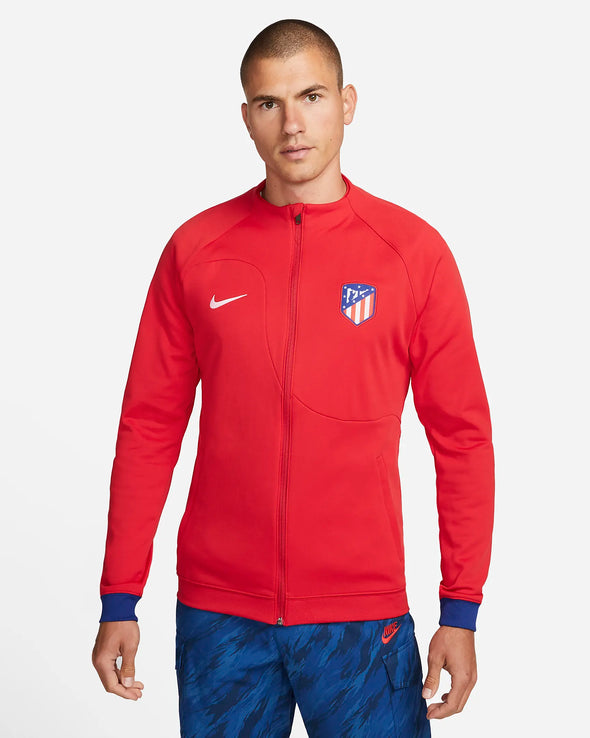 Atlético Madrid Academy Pro Men's Full-Zip Knit Soccer Jacket