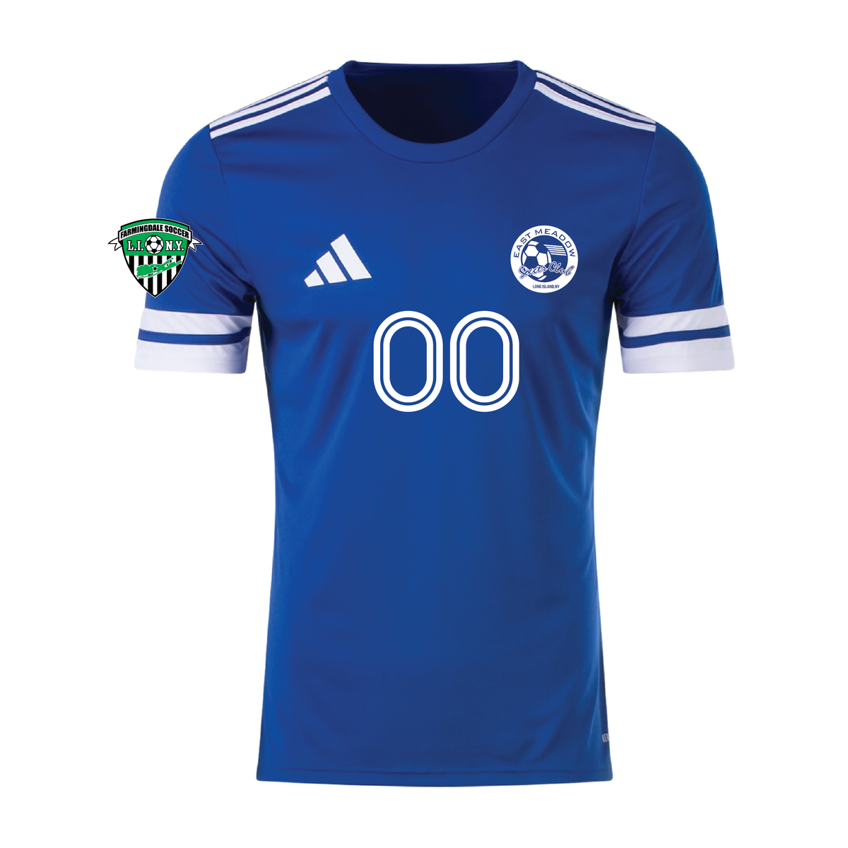 イニエスタ　allstar club ユニフォーム EMSC Farmingdale adidas Squadra 25 Jersey Royal – Soccer Zone USA