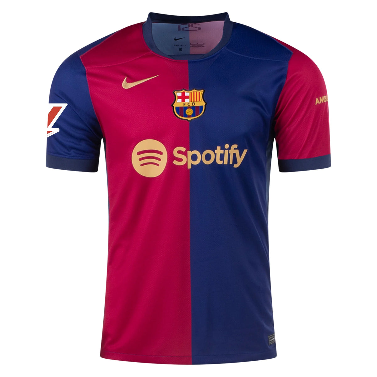 Men's Replica Nike Lamine Yamal Barcelona Home Jersey 24/25