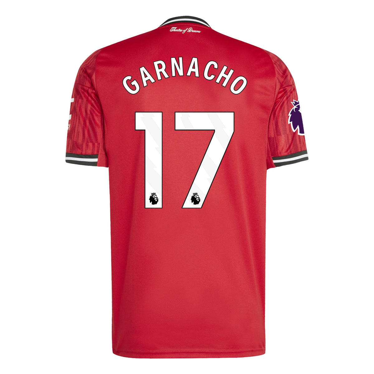Men's Replica adidas Garnacho Manchester United Home Jersey 25/26