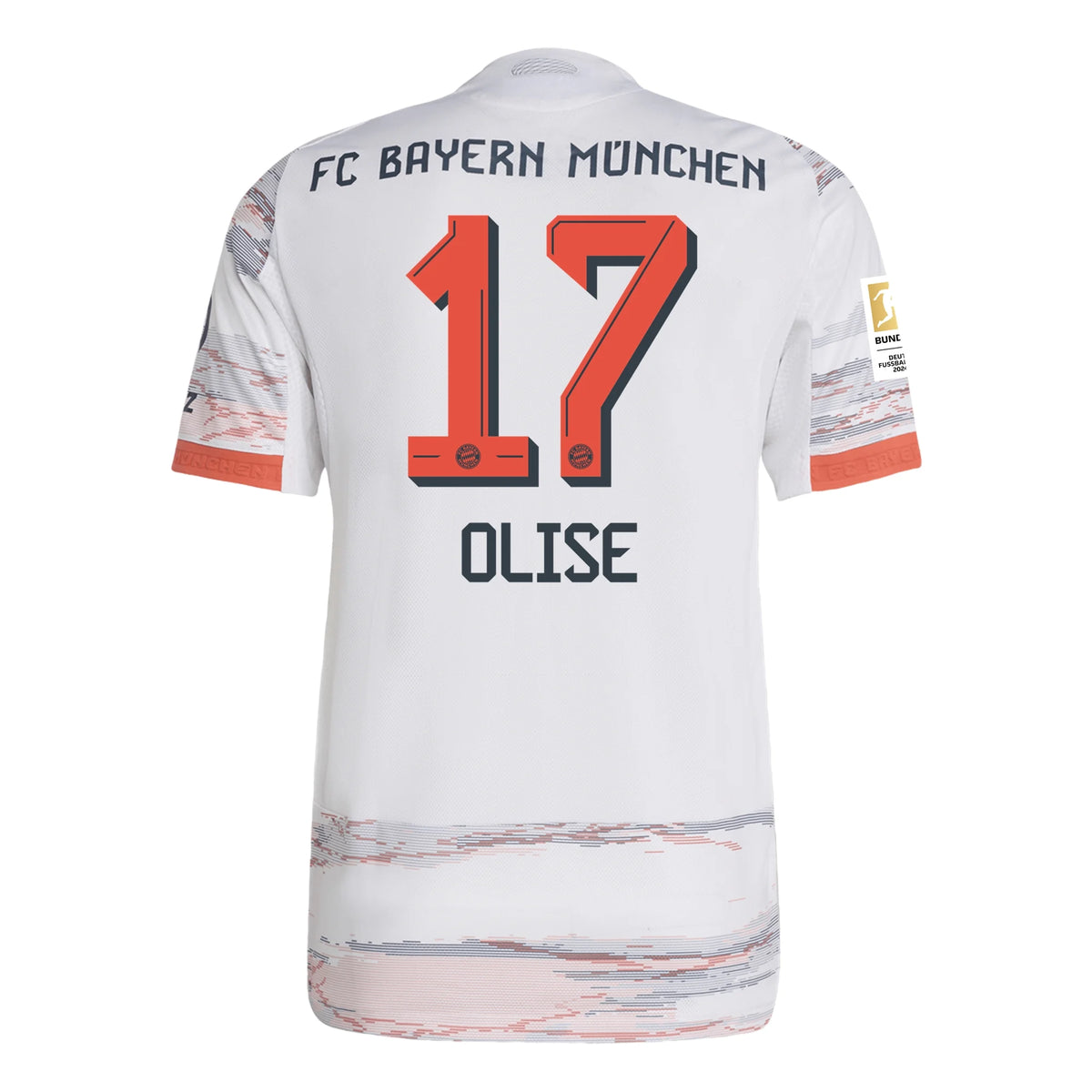 Men's Authentic adidas Olise Bayern Munich Away Jersey 25/26