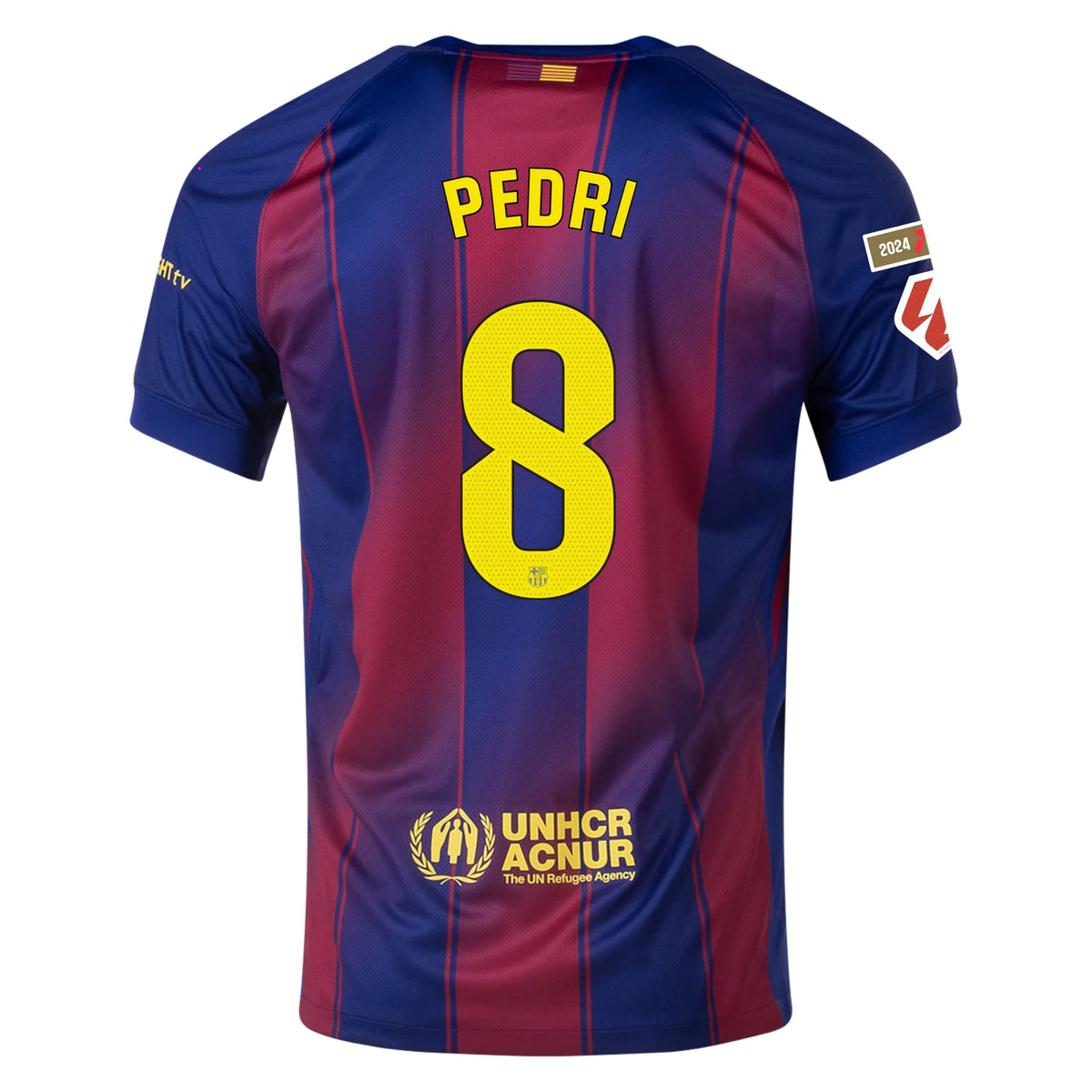 Men's Replica Nike Pedri Barcelona Home Jersey 25/26
