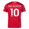 Men's Replica Nike Mac Allister Liverpool Home Jersey 23/24