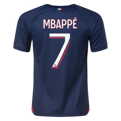 Men's Replica Nike Mbappe Paris Saint-Germain Home Jersey 23/24