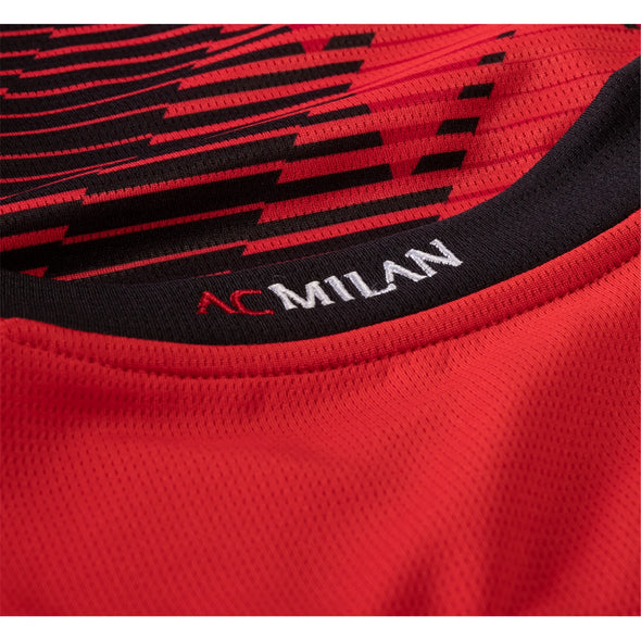 Men's Replica Puma AC Milan Long Sleeve Home Jersey 23/24