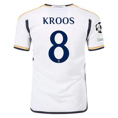 Men's Replica adidas Kroos Real Madrid Home Jersey 23/24