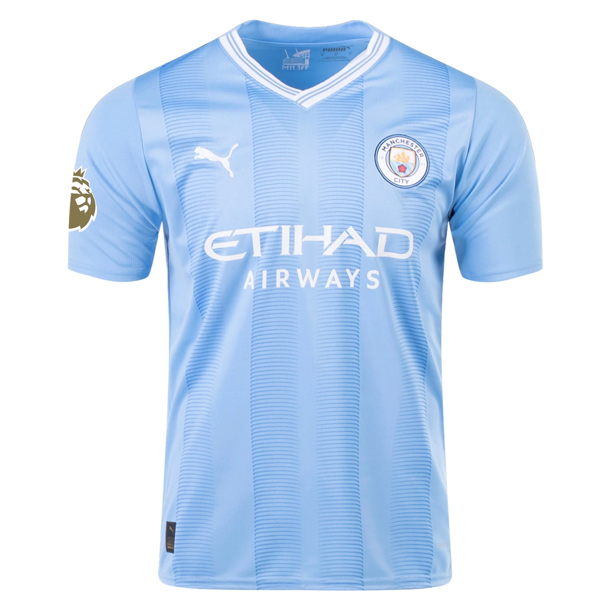 ウェア Puma Manchester City J. ALVAREZ #19 home Men's Replica Puma J. Alvarez Manchester City Home Jersey 23