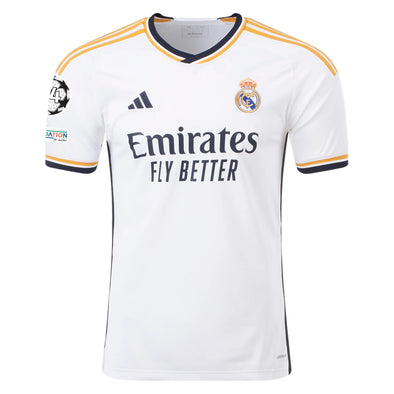 Kid's Replica adidas Real Madrid Home Jersey 23/24 - UCL