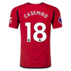 Men's Authentic adidas Casemiro  Manchester United Home Jersey 23/24