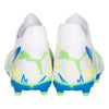 Puma Future Match NJR FG/AG Soccer Cleat - White/Racing Blue/Lemon Meringue/Parakeet Green