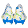 Puma Future Ultimate NJR FG/AG Soccer Cleat - White/Racing Blue/Lemon Meringue/Parakeet Green