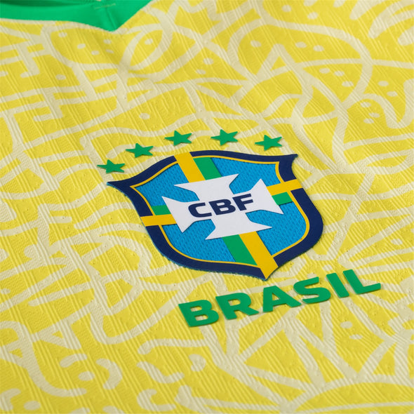 Men's Nike Dri-FIT Soccer Replica Jersey Brazil 2024 Stadium Home