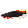 adidas Predator Elite Laceless FG Firm Ground Soccer Cleat - Core Black/White/Solar Red
