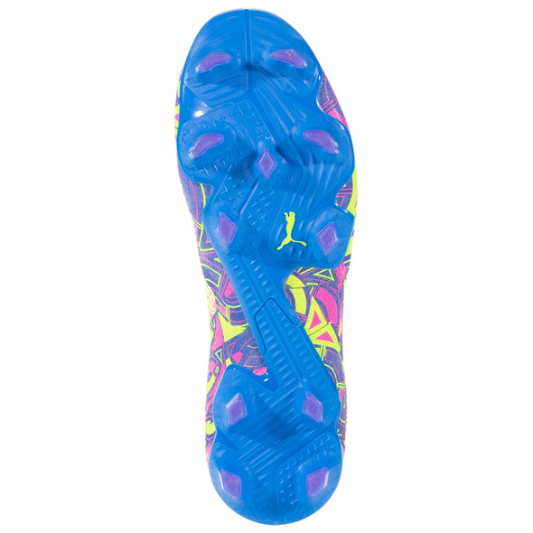 Puma Future Ultimate FG/AG Firm Ground Soccer Cleat - Ultra Blue/Yellow Alert/Luminous Pink