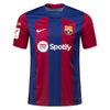 Men's Replica Nike Barcelona Home Jersey 23/24 - With La Liga Patches