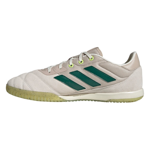 adidas Copa Gloro IN Indoor Soccer Shoe - Off White/Collegiate Green/Pulse Lime