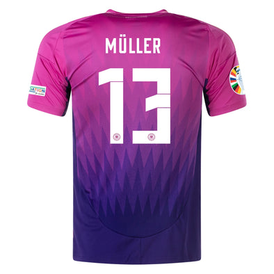 Kid's Replica Adidas Muller Germany Away Jersey 2024