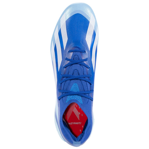 adidas X CrazyFast.1 FG Firm Ground Soccer Cleat - Bright Royal/White/Solar Red