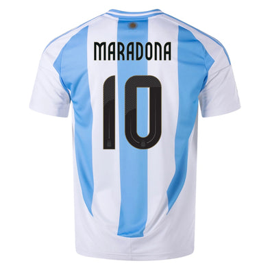Men's Replica Adidas Maradona Argentina Home Jersey 2024