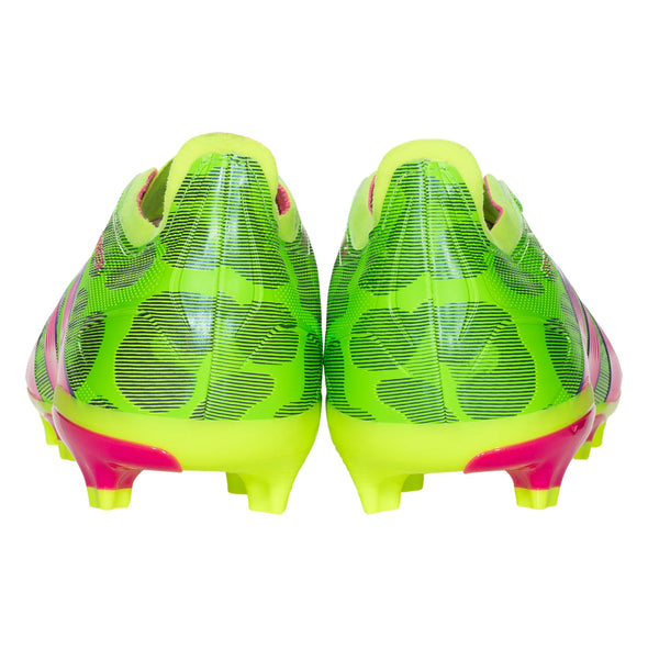 adidas Predator League Low FG Firm Ground Soccer Cleat - Solar Green/Shock Pink/Lucid Lemon