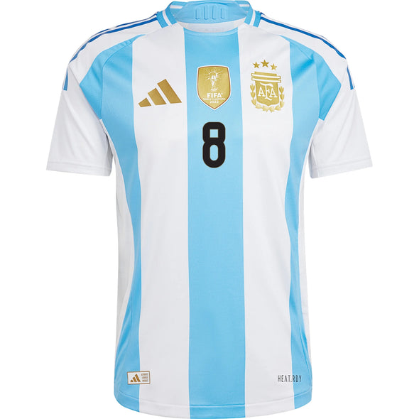 Men's Authentic Adidas E. Fernandez Argentina Home Jersey 2024