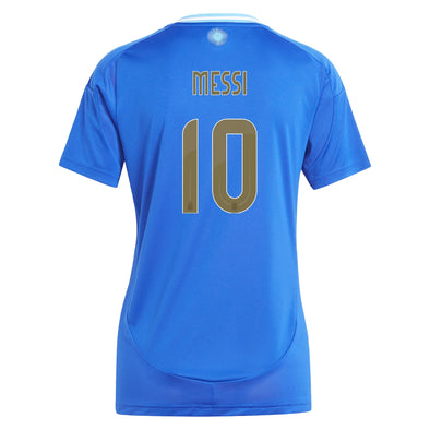 Women's Replica Adidas Messi Argentina Away Jersey 2024