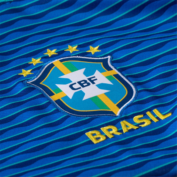Men's Nike Dri-FIT Soccer Replica Jersey Brazil 2024 Stadium Away