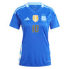 Women's Replica Adidas Messi Argentina Away Jersey 2024