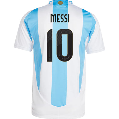 Men's Authentic Adidas Messi Argentina Home Jersey 2024