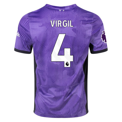 Big Kids' Nike Dri-FIT Soccer Jersey Liverpool FC Virgil 2023/24 Stadium Third
