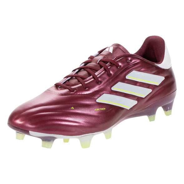 adidas Copa Pure 2 Elite FG Firm Ground Soccer Cleat - Shadow Red/White/Solar Yellow
