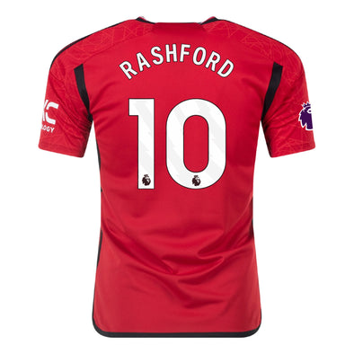 Kid's Replica adidas Rashford Manchester United Home Jersey 23/24